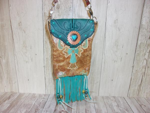 Cross-Body Hipster Bag - Cowboy Boot Purse HP713 picture