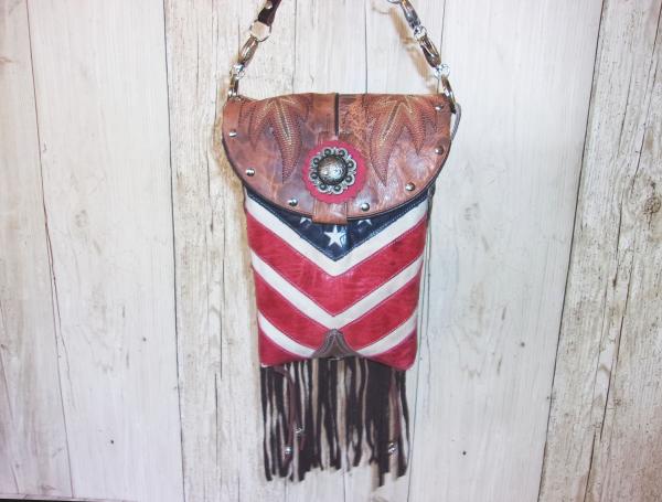 Cross-Body Hipster Bag - Cowboy Boot Purse HP783 picture