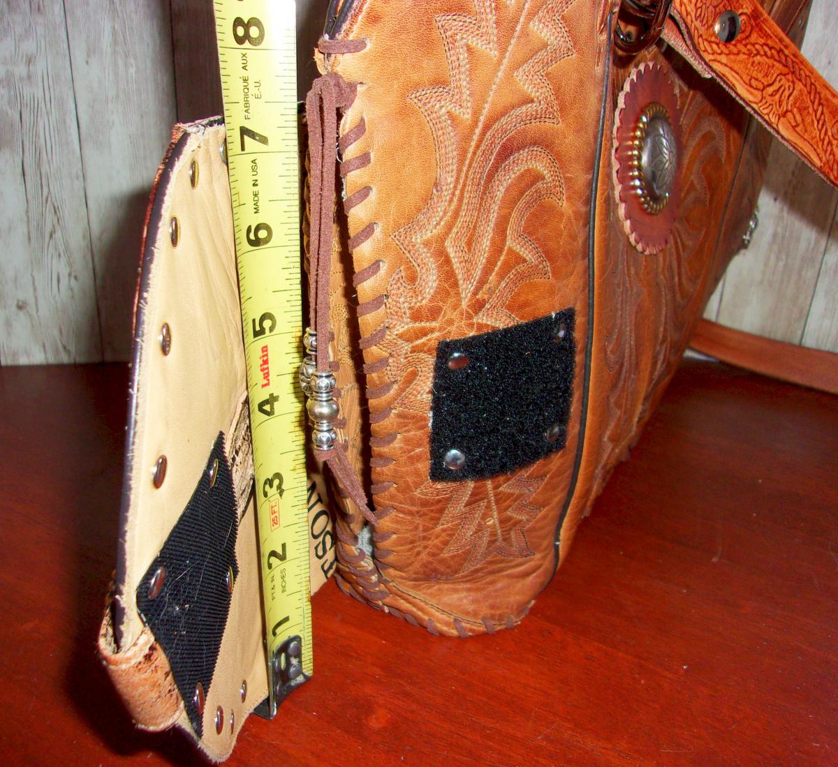 Hand-Crafted Conceal Carry Purse - Cowboy  Boot Purse CB68 picture