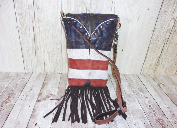 Cross-Body Hipster Bag - Cowboy Boot Purse HP784 picture