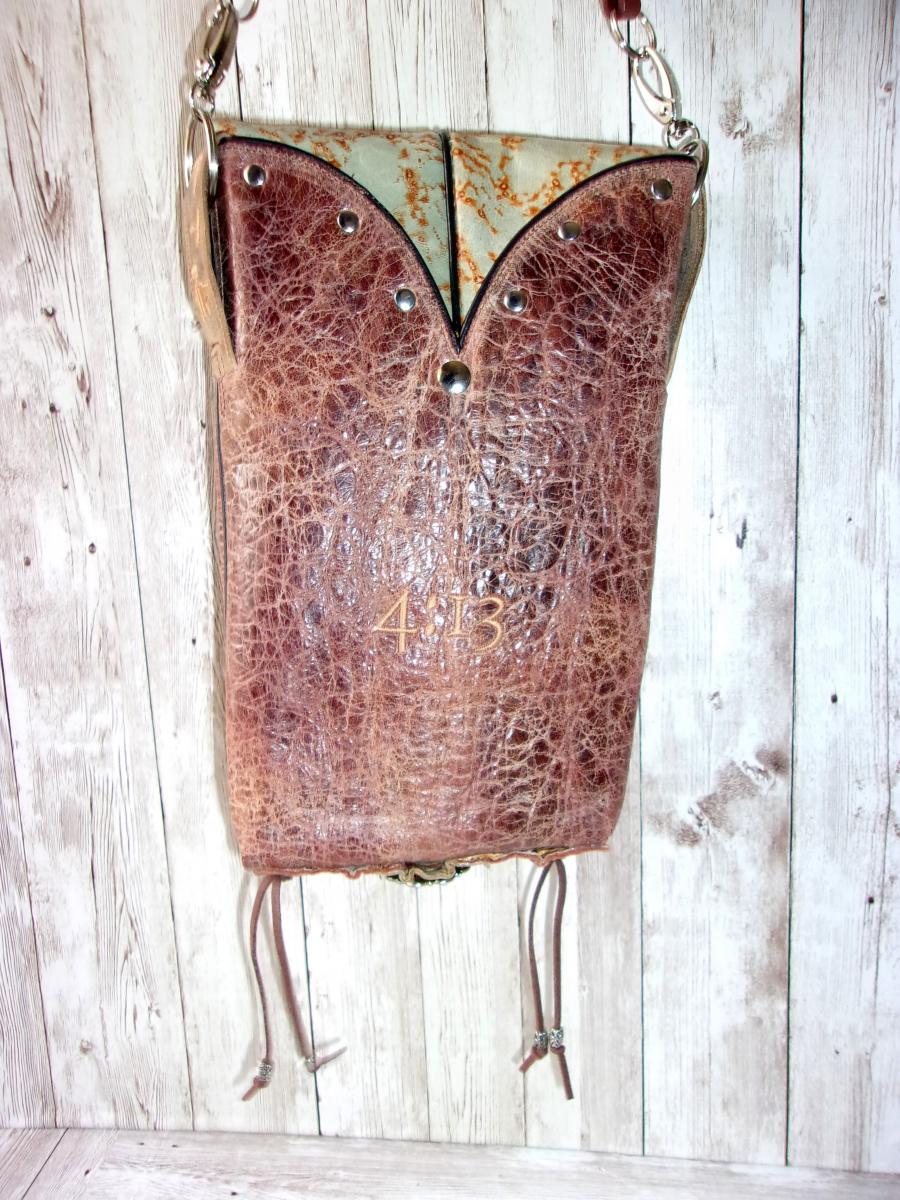 Cross-Body Hipster Bag - Cowboy Boot Purse HP673 picture