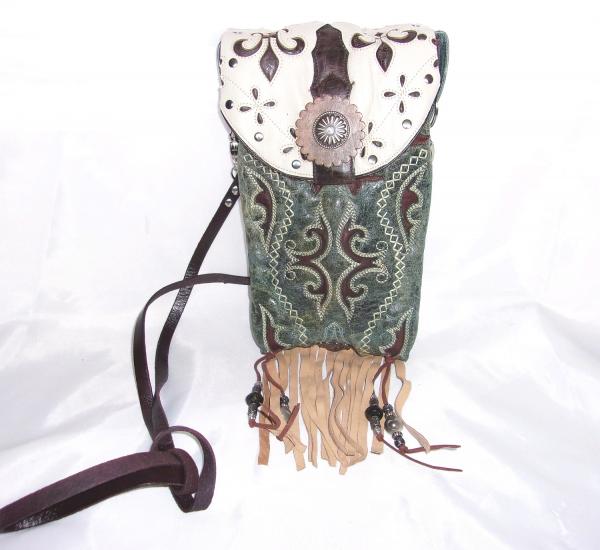 Cross-Body Hipster Bag - Cowboy Boot Purse HP717 picture