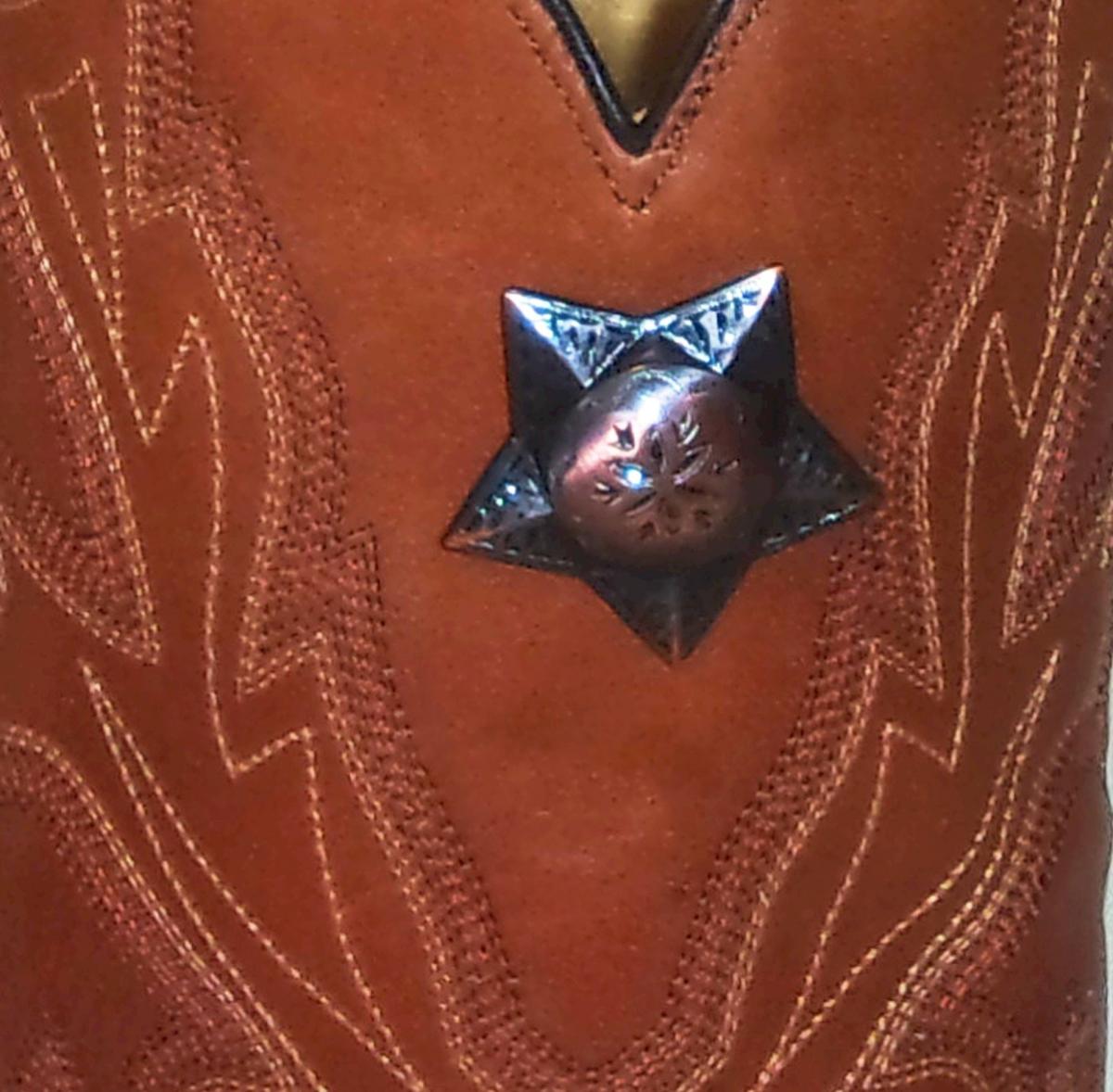 Leather Wine Tote - Cowboy Boot Wine Caddy WT568 picture