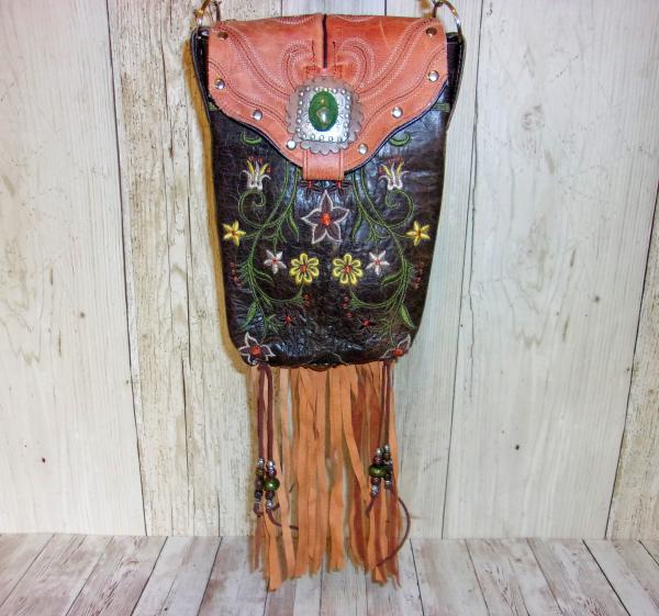 Cross-Body Hipster Bag - Cowboy Boot Purse HP716 picture