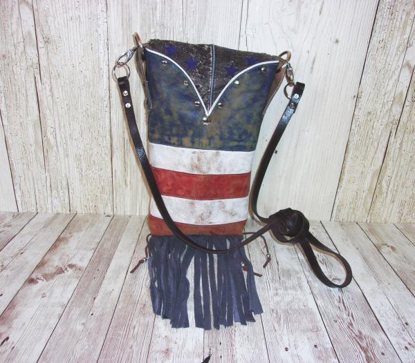 Cross-Body Hipster Bag - Cowboy Boot Purse HP782 picture