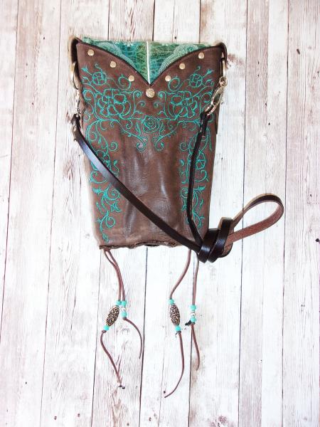 Cross-Body Hipster Bag - Cowboy Boot Purse HP761 picture