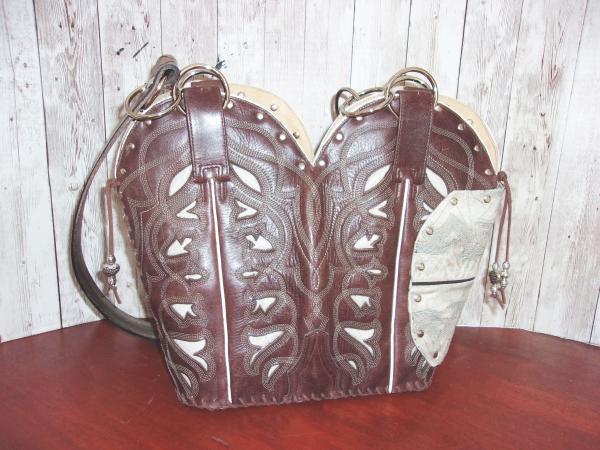 Hand-Crafted Conceal Carry Purse - Cowboy  Boot Purse CB60 picture