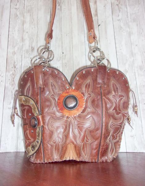 Hand-Crafted Conceal Carry Purse - Cowboy  Boot Purse CB63 picture