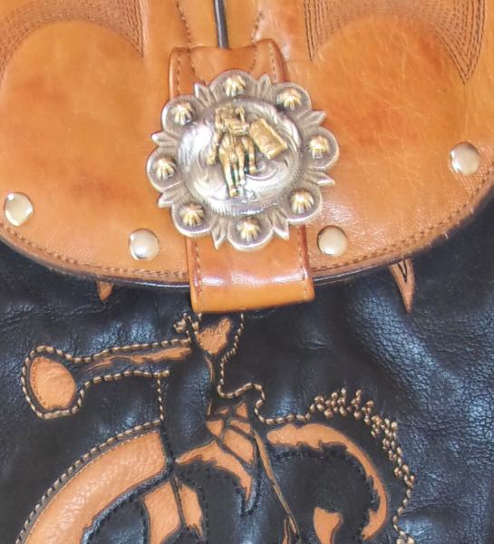 Cross-Body Hipster Bag - Cowboy Boot Purse HP776 picture