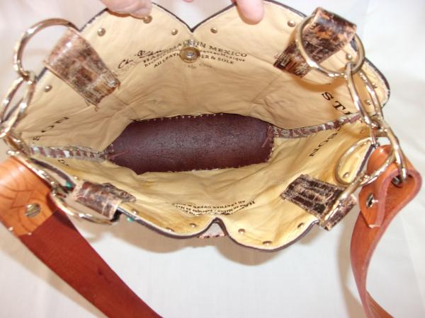 Leather Shoulder Bag - Cowboy  Boot Purse DB300 picture