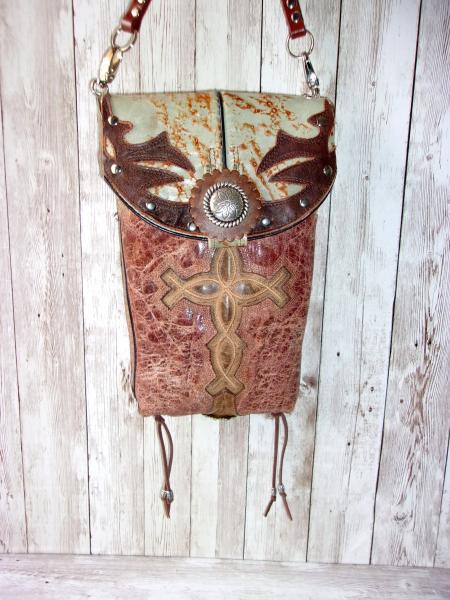 Cross-Body Hipster Bag - Cowboy Boot Purse HP673 picture