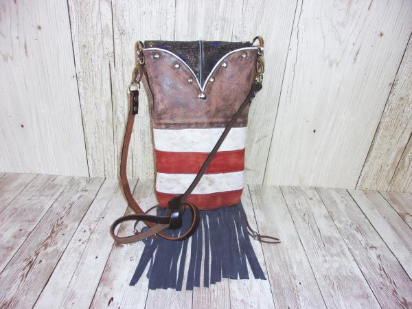 Cross-Body Hipster Bag - Cowboy Boot Purse HP780 picture