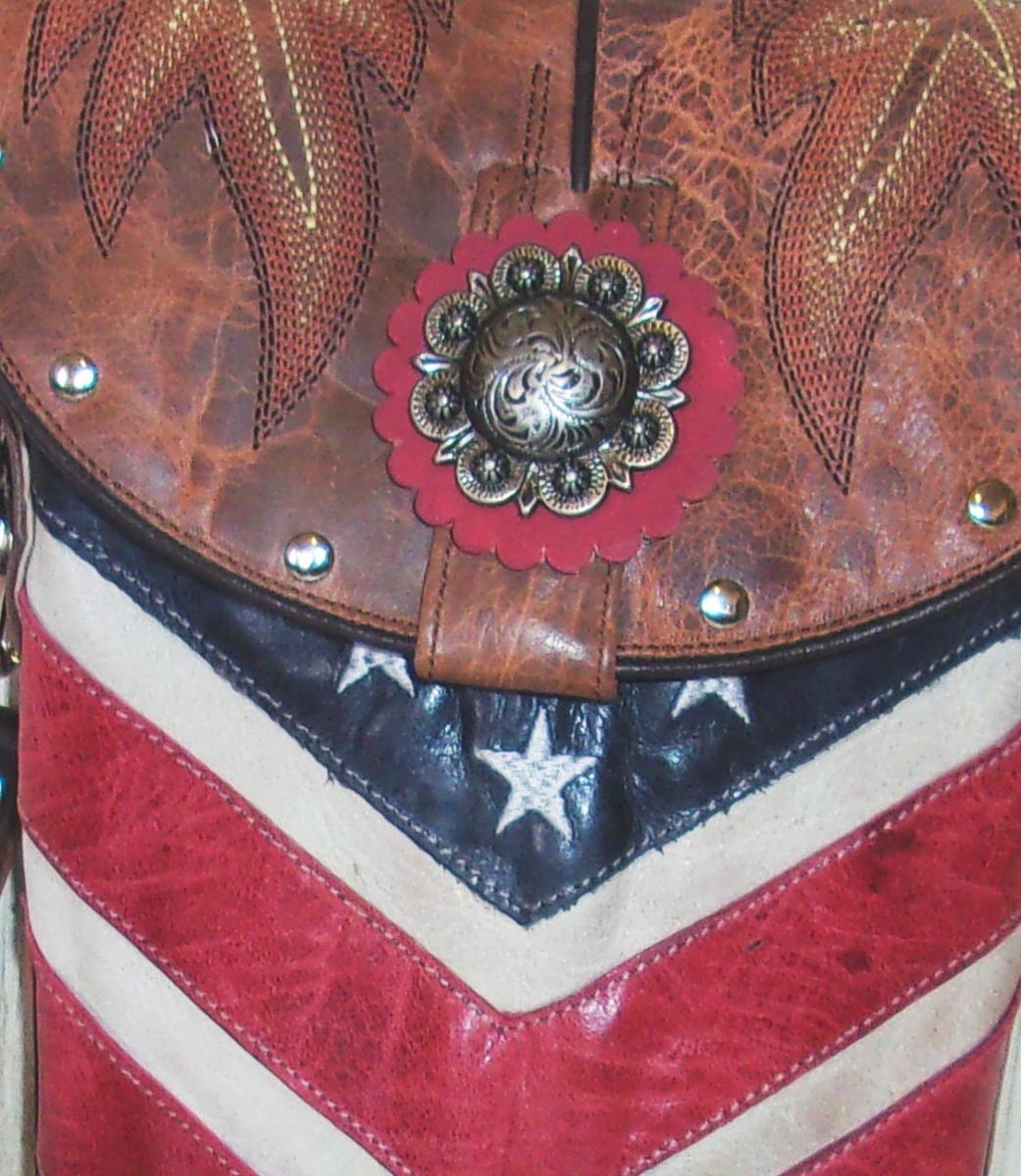 Cross-Body Hipster Bag - Cowboy Boot Purse HP783 picture