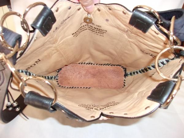 Leather Shoulder Bag - Cowboy  Boot Purse DB303 picture