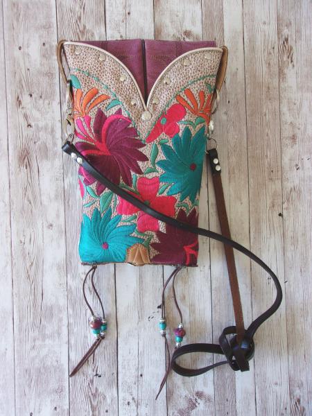 Cross-Body Hipster Bag - Cowboy Boot Purse HP760 picture