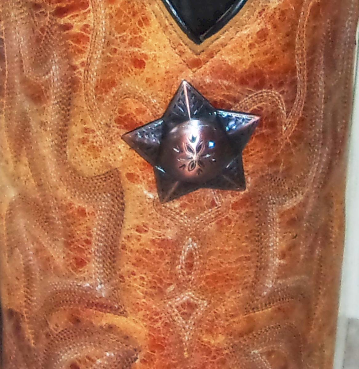 Leather Wine Tote - Cowboy Boot Wine Caddy WT566 picture