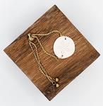 Summer Polymer Clay Beachside Sand Dollar Bracelet with Gold  (Hypoallergenic)
