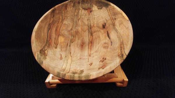 Round ambrosia maple bowl