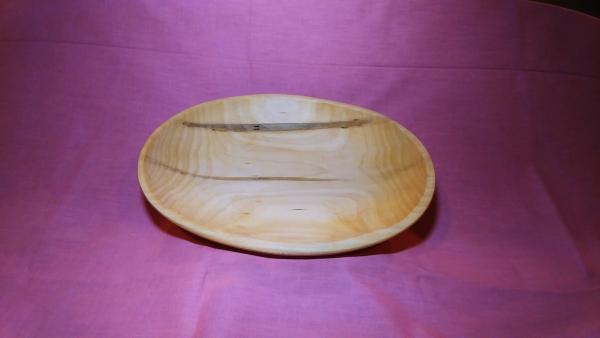 Oval ambrosia maple bowl