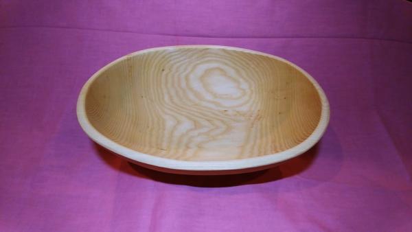 Large ash wooden bowl