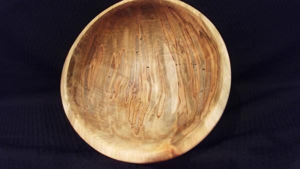Round ambrosia maple bowl