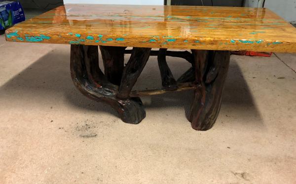 Turquoise Coffee Table picture