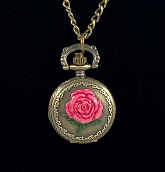 Ladies' Rose Pocket Watch - Customizable picture