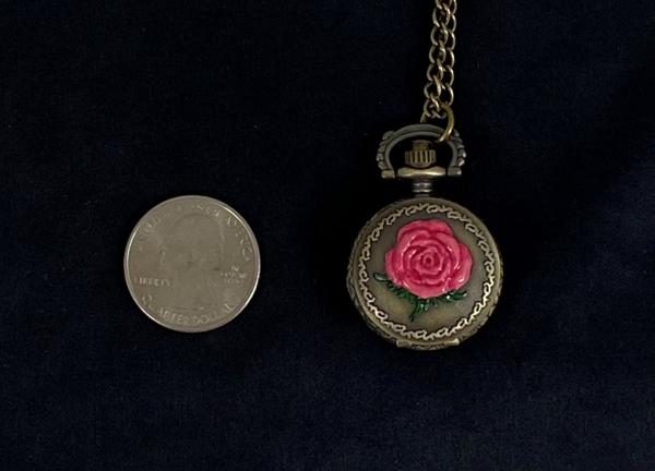 Ladies' Rose Pocket Watch - Customizable picture