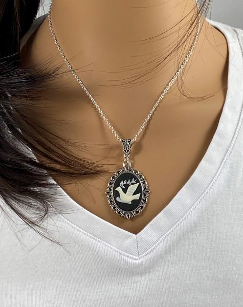 Dove of Peace Cameo Necklace picture