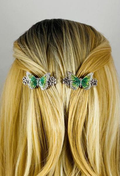 Sparkling Butterfly Barrettes