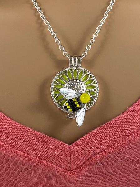 Sunflower Aromatherapy Locket picture