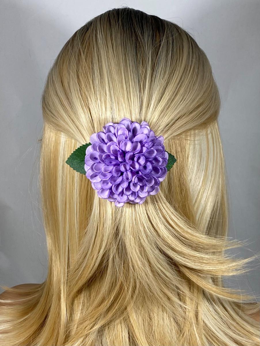 Dahlia Flower Barrette picture