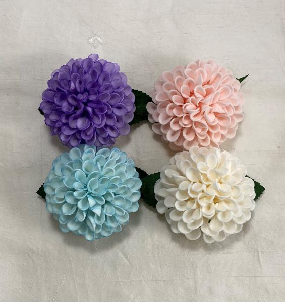 Dahlia Flower Barrette picture