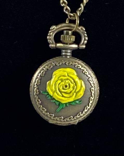 Ladies' Rose Pocket Watch - Customizable picture