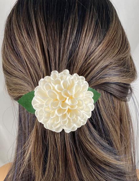 Dahlia Flower Barrette picture