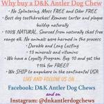 D&K Antler Dog Chews