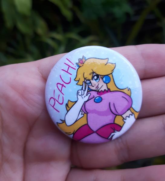 Princess Peach Button picture