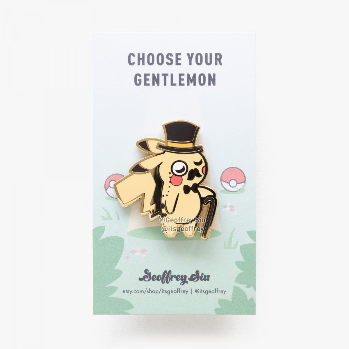 Gentlemon Pins (1.5") picture