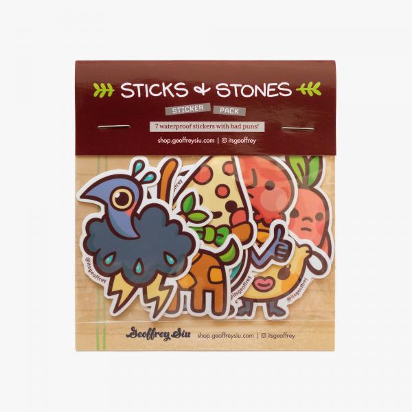 Sticks & Stones 7 Sticker Pack picture