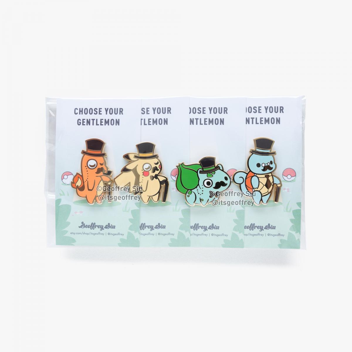 Gentlemon Pins (1.5") picture