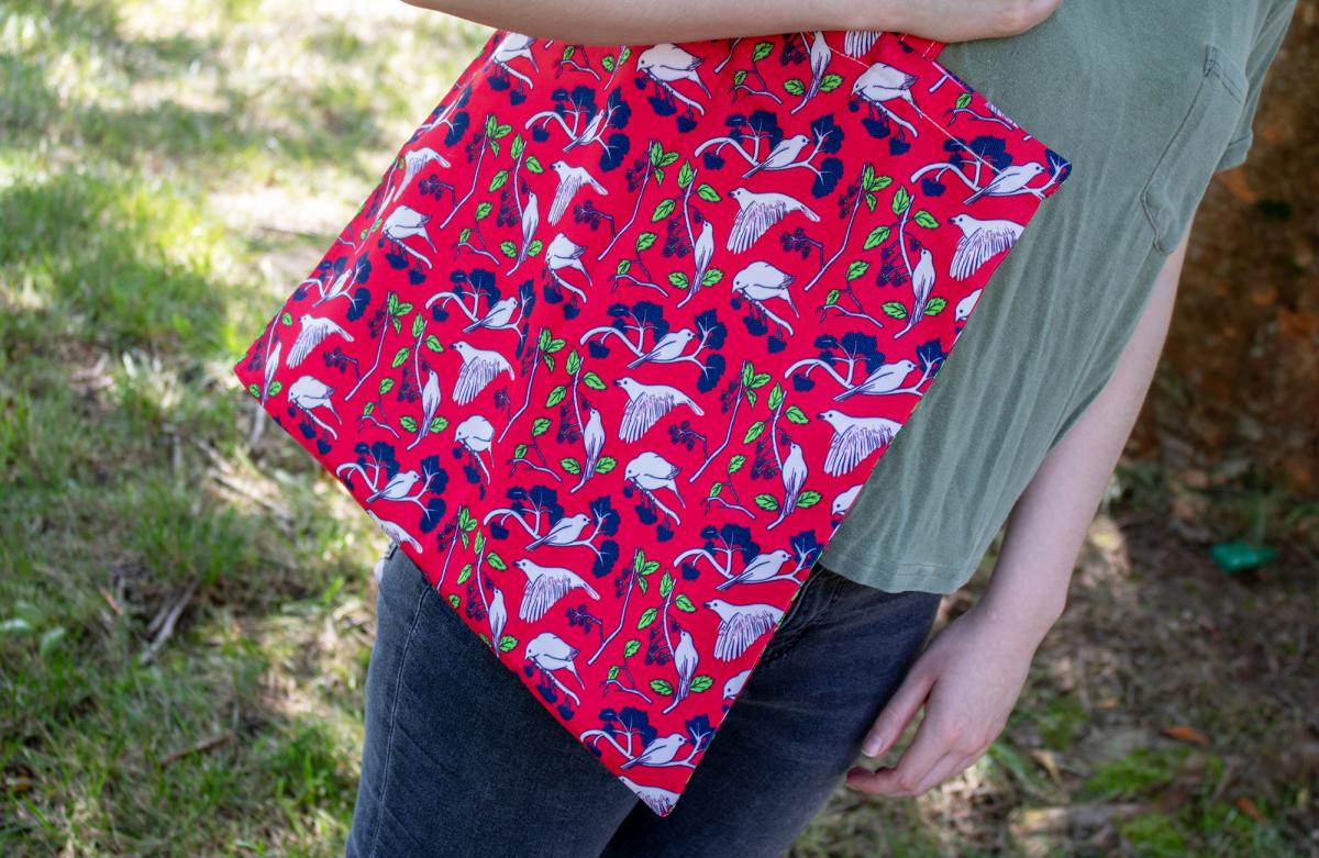 Birds & Berries Canvas Tote Bag picture