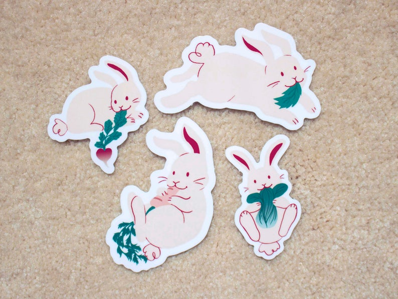 Veggie Bunnies! Sticker Pack picture