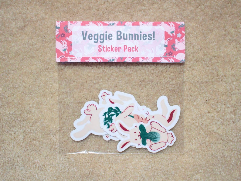 Veggie Bunnies! Sticker Pack picture