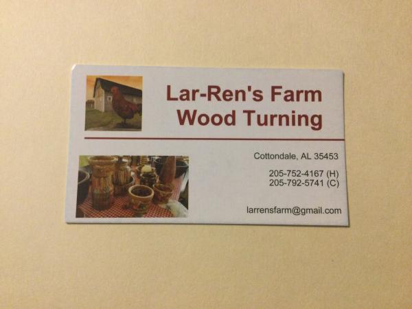 Lar-Ren’s Farm Wood Turning