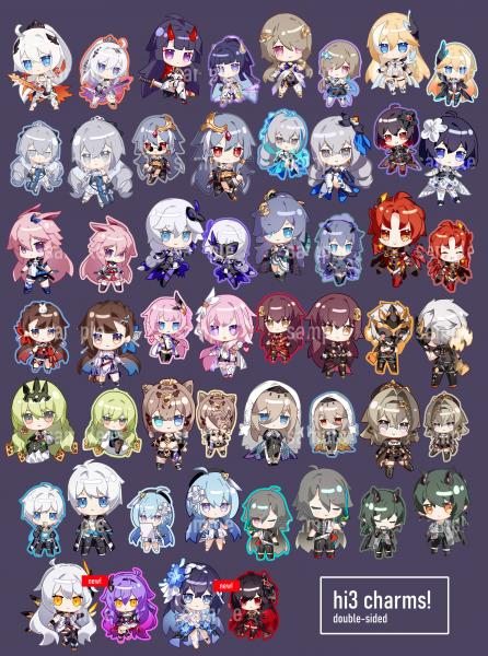 Honkai 3rd Keychains