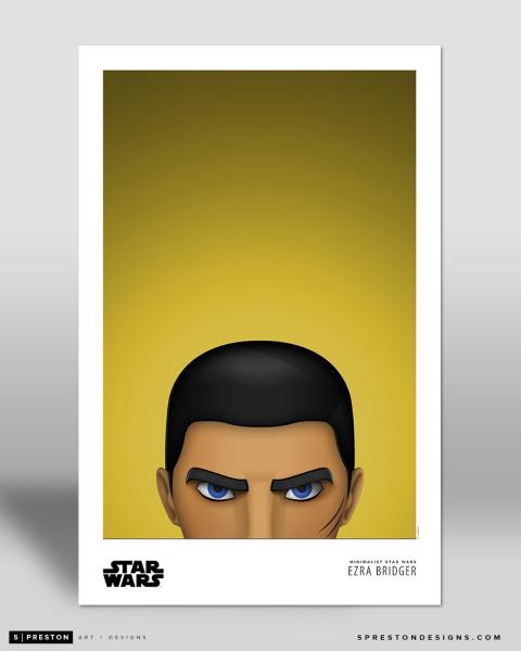 Minimalist Ezra 11x17 Art Print picture