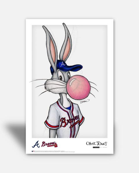 Bubblegum Bugs Sketch Braves Variant 11x17 Art Print picture