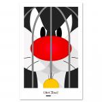 Minimalist Putty Tat Trouble 11x17 Art Print