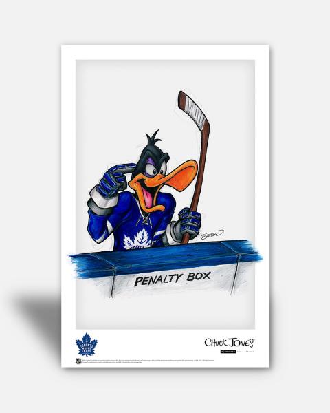 NHL Daffy Sketch Maple Leafs Variant 11x17 Art Print
