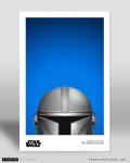 Minimalist Mandelorian 11x17 Art Print